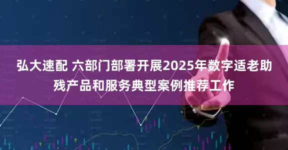 弘大速配 六部门部署开展2025年数字适老助残产品和服务典型案例推荐工作