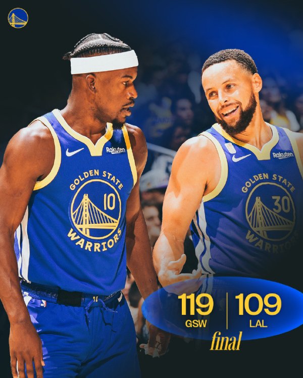 掌上策略 湖勇大战大胜湖人! 库里23分, 巴特勒16罚全中31分, 库明加17+9+6