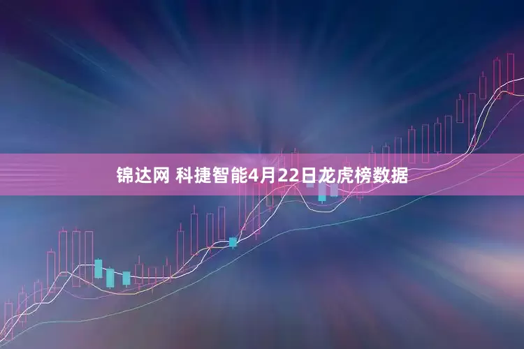 锦达网 科捷智能4月22日龙虎榜数据